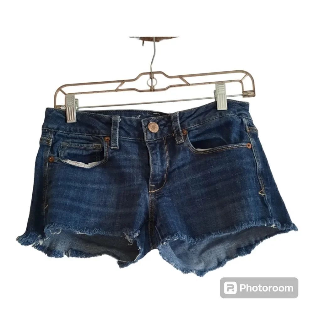 American Eagle Stretch Skinny Kick Daisy Duke Shorts